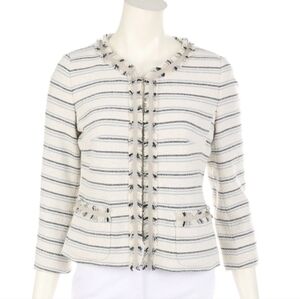 Weekend Maxmara tweed offwhite blazer